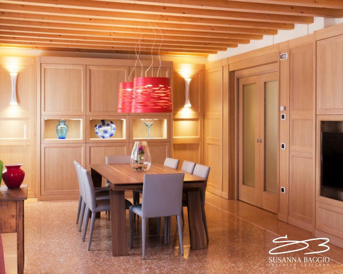boiserie in legno di rovere