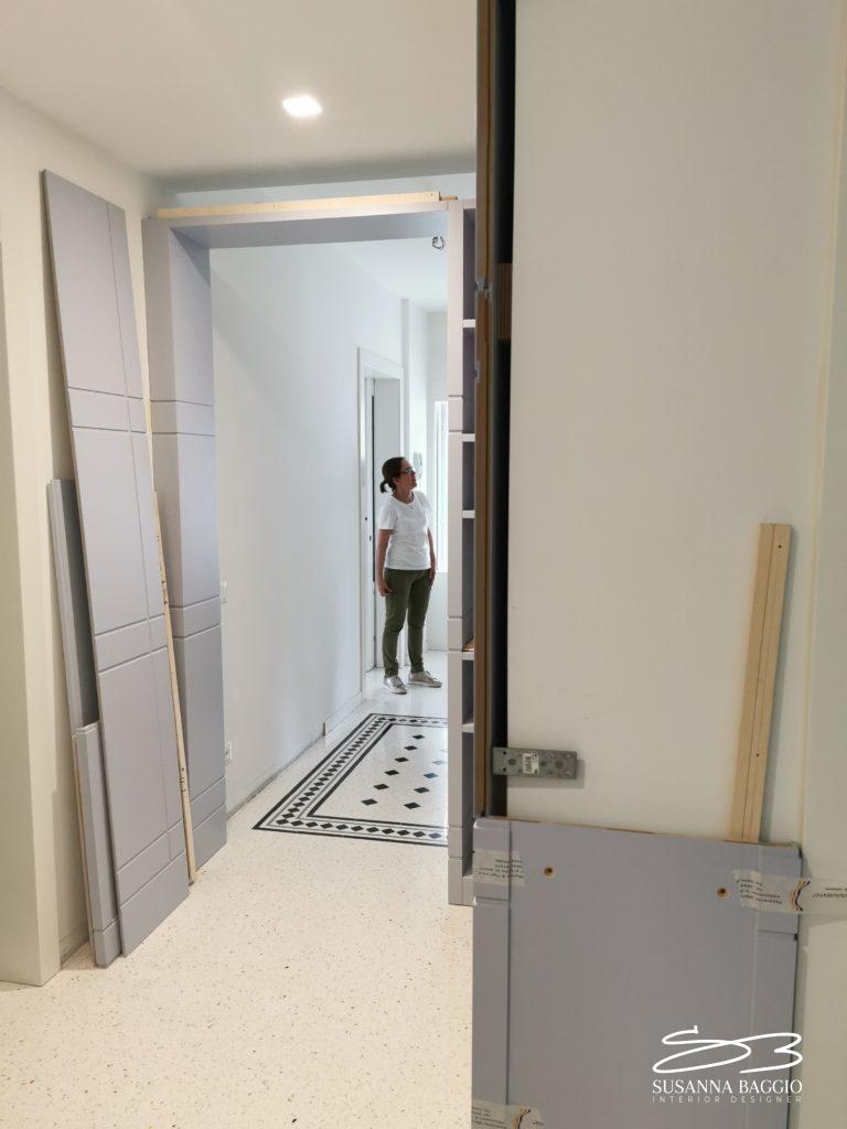 arredare l'ingresso con boiserie